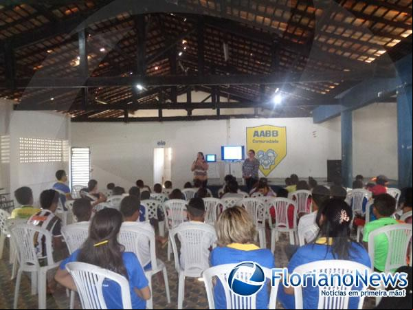 Secretaria de Meio Ambiente realiza palestra para alunos do AABB Comunidade.(Imagem:FlorianoNews)