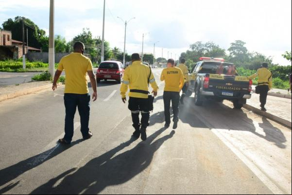 SUTRAN realiza interdição da Avenida Beira-Rio para práticas de exercícios físicos.(Imagem:Secom)