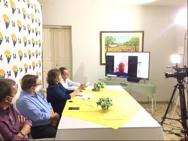 PTB do município de Floriano realizou a 1°Convenção Virtual do Brasil.(Imagem:Divulgação)