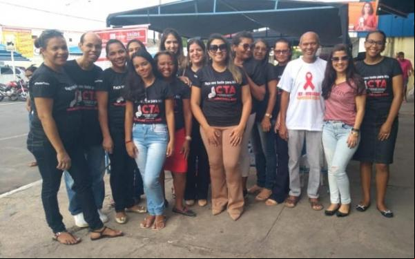 CTA de Floriano promove ação de prevenção e combate ao vírus HIV.(Imagem:SECOM)
