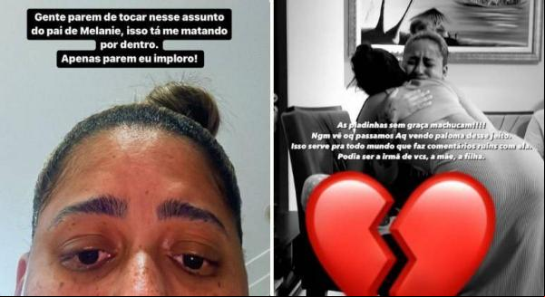 MC Loma surge aos prantos após rumores e piadas sobre o pai de sua filha(Imagem:Reprodução)