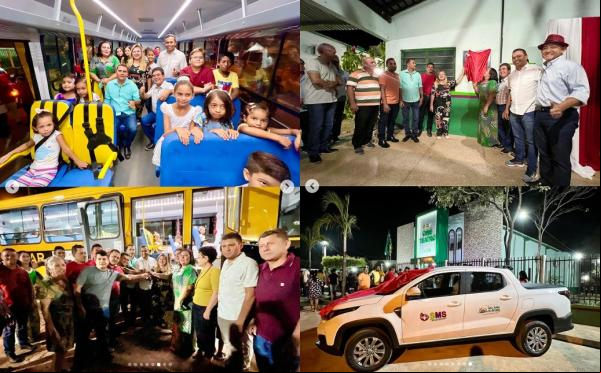 Deputado Francisco Costa participa de inauguração do Cine Teatro em São João do Arraial.(Imagem:Reprodução/Instagram)