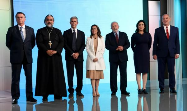 Debate com candidatos à Presidência da República na Globo(Imagem:Brenno Carvalho)