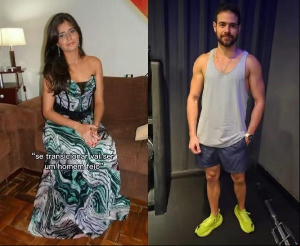 Bernardo Rabello posta foto antes da transição.(Imagem:reprodução/ instagram)
