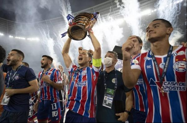 Tetracampeão, o Bahia só ficou de fora de uma edição da Copa do Nordeste.(Imagem:Lucas Figueiredo / CBF )