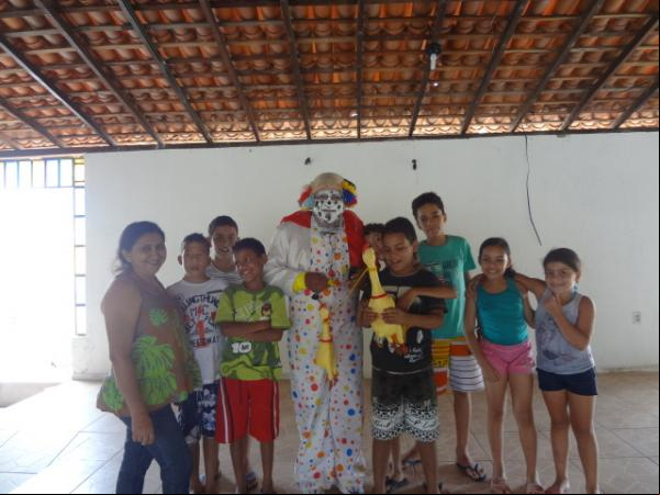 Palhaço Carrapeta participou de atividades pelo Dia das Crianças em Floriano.(Imagem:FlorianoNews)