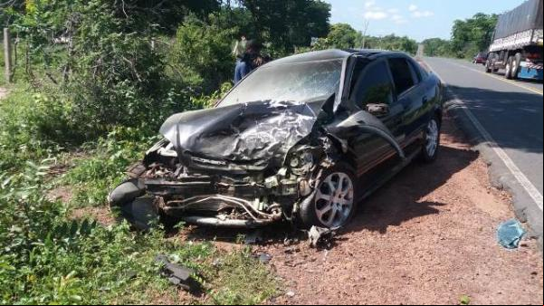 Uma das vítimas não resiste e entra em óbito após acidente na zona rural de Floriano.(Imagem:Floriano01)