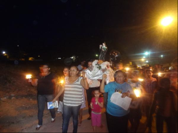 Procissão encerrou o festejo de Santa Rita de Cássia em Floriano(Imagem:FlorianoNews)