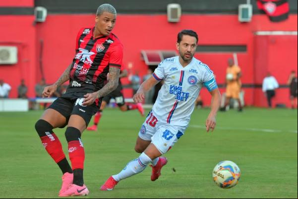 Janderson, Everton Ribeiro, Vitória, Bahia, decisão, final, Campeonato Baiano.(Imagem:Walmir Cirne/AGIF)