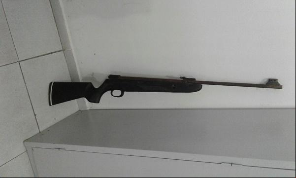 Arma apreendida(Imagem:Jc24horas)