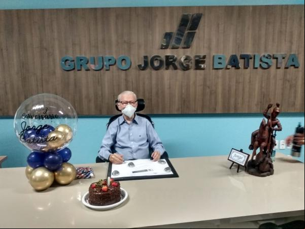 Aniversario de 91 anos do Jorge Batista(Imagem:Reprodução)