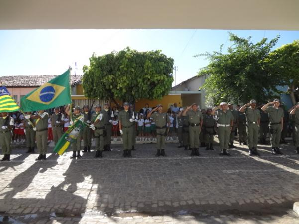 3º Batalhão de Polícia Militar realiza homenagem ao Dia do Soldado.(Imagem:FlorianoNews)