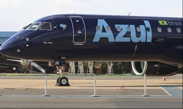 Avião da Azul(Imagem:Valter Campanato/ Agência Brasil)