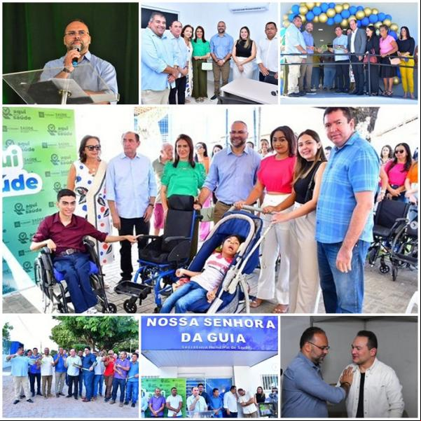 Vereador Joab Curvina participa de diversas entregas no aniversário de Floriano.(Imagem:Reprodução)