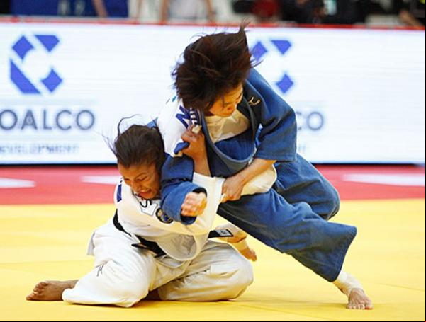 Sarah Menezes recebe punição e é derrotada por japonesa.(Imagem:World Judo Masters)