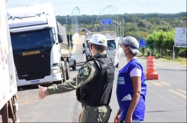 Barreira Sanitária é implantada em Floriano para evitar entrada da variante(Imagem:Reprodução)