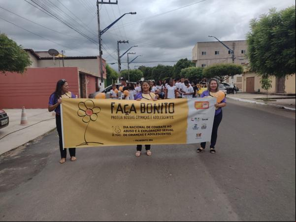 Barão de Grajaú realiza caminhada em prol do Dia Nacional de Combate ao Abuso e à Exploração Sexual(Imagem:FlorianoNews)
