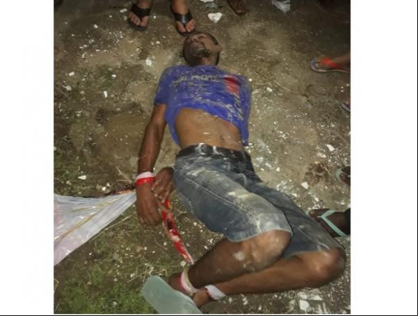 Homem é espancado após tentativa de roubo em Floriano.(Imagem:Reprodução)