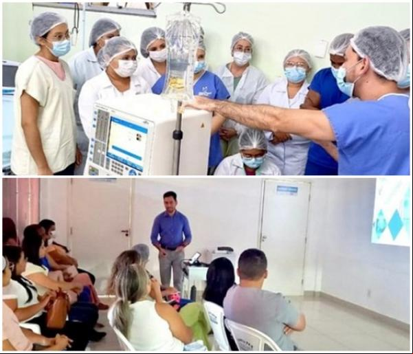 Hospital Regional Tibério Nunes eleva padrões com treinamento da equipe de enfermagem em hemodiálise(Imagem:Reprodução/Instagram)