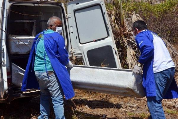 Corpo de trabalhador rural foi encontrado próximo a carnaúbas.(Imagem:Kairo Amaral/Portal Costa Norte)