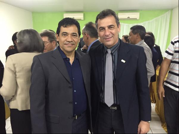 Prefeitos Aurelio e Gilberto Junior.(Imagem:Secom)