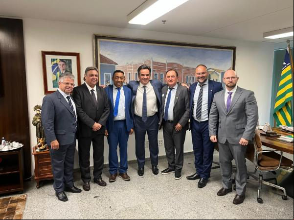 Poderes legislativo e Executivo de Floriano se unem em busca de emendas em Brasília.(Imagem:CMF)