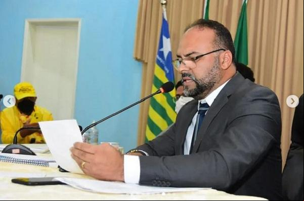 Vereador Joab Curvina, presidente da casa.(Imagem:Reprodução/Instagram)