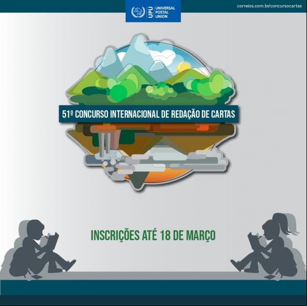 Inscrições para Concurso Internacional Redação de Cartas 2022 terminam dia 18(Imagem:Divulgação)
