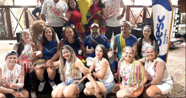 Carnaval no Sesc Praia: quatro dias de alegria para todas as idades.(Imagem:Divulgação)
