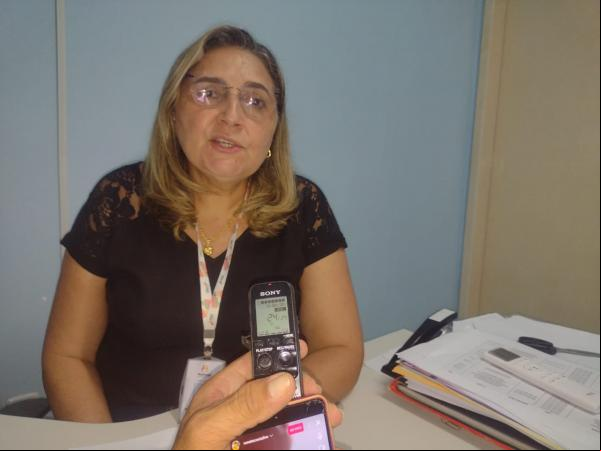 Elyomara Elayne Feitosa, coordenadora do Hemocentro Regional de Floriano.(Imagem:FlorianoNews)