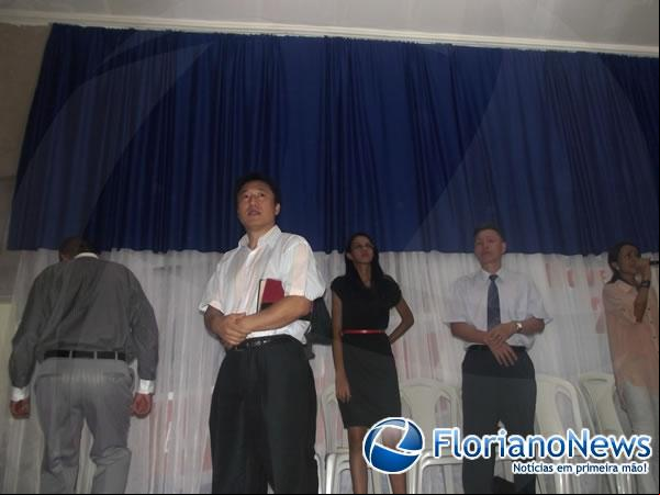 Missionários coreanos participam da 1ª Cruzada do Milagres na Igreja Quadrangular em Floriano.(Imagem:FlorianoNews)