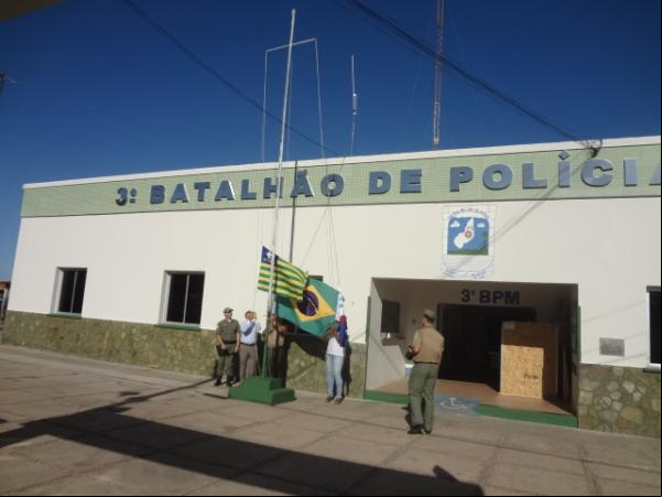 3º Batalhão de Polícia Militar realiza homenagem ao Dia do Soldado.(Imagem:FlorianoNews)