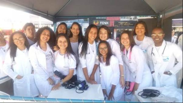 Acadêmicos da FAESF realizam ação social no centro de Floriano.(Imagem:FlorianoNews)