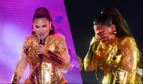 Simone Mendes cai no choro em primeiro show sem Simaria e é ovacionada por Gusttavo Lima: