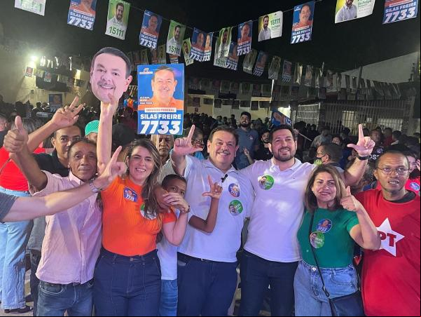Silas Freire lança candidatura em Floriano e recebe multidão de pessoas(Imagem:Divulgação)