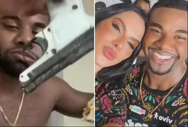 Ex-BBB Davi Brito vira réu por ameaçar ex-namorada Tamires Assis com arma (Imagem:Reprodução/Instagram)
