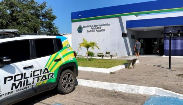 Central de Flagrantes em Parnaíba.(Imagem:Kairo Amaral/TV Clube)
