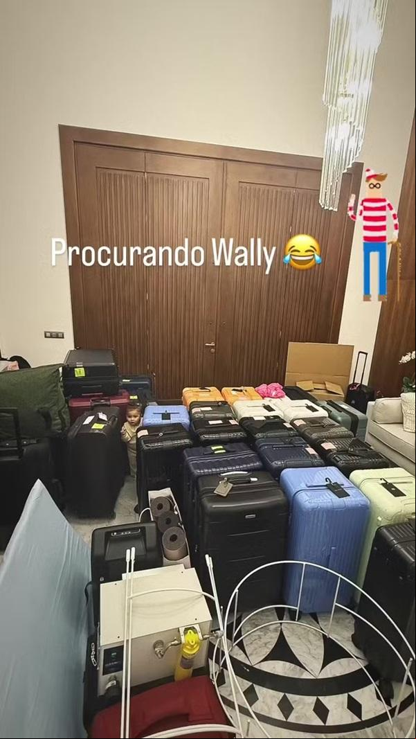 Neymar e Biancardi com a filha, Mavie(Imagem:Reprodução/Instagram)