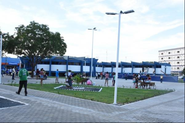 Reestruturação da Praça Coronel Borges.(Imagem:Secom)