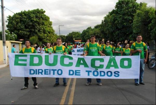 Emoção marca o resgate do desfile cívico de 7 de setembro em Barão de Grajaú.(Imagem:ASCOM)