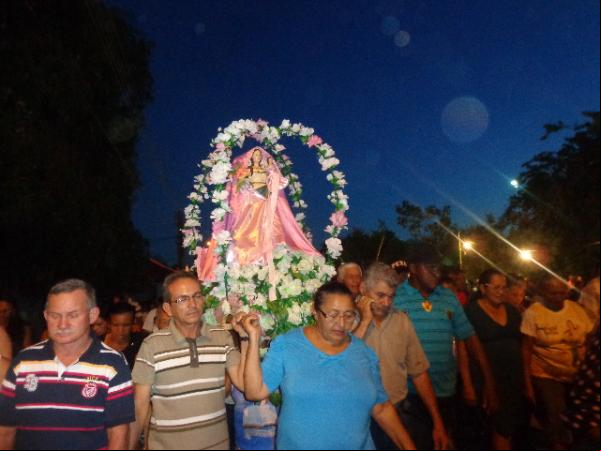 Procissão encerrou festejos à padroeira Nossa Senhora de Nazaré.(Imagem:FlorianoNews)