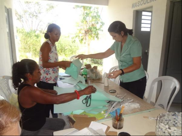 Alunos e professores do BRALFA participam do Projeto Reciclar.(Imagem:FlorianoNews)