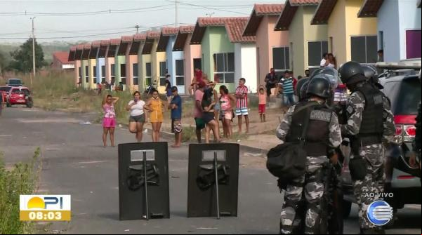 Reintegração de posse na Zona Norte de Teresina(Imagem:Reprodução)