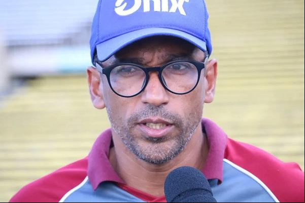 Eduardo dos Santos, técnico do Fluminense-PI.(Imagem:Pablo Cavalcante )
