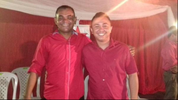 Presidente Celso Vieira, seu vice Geufran Rafael.(Imagem:FlorianoNews)