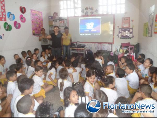 Escola Mega de Floriano realiza culminância de projeto ambiental.(Imagem:FlorianoNews)