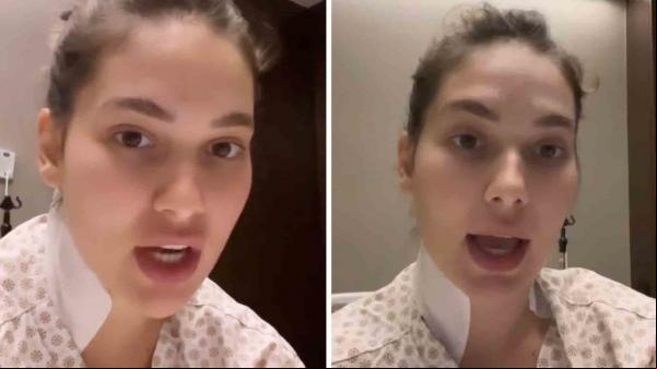 Virginia Fonseca, de 23 anos, ainda está internada no Hospital Vila Nova Star, em São Paulo. De acordo com o último boletim médica, a influenciadora está estável e consciente. A e(Imagem:Reprodução)