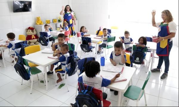 Inauguração da creche em Crato/CE.(Imagem:Angelo Miguel/MEC)