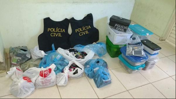 Empresários são presos por receptação de mais de mil aparelhos.(Imagem:Divulgação)