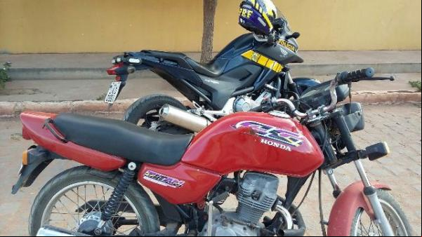 Em uma tarde, motociclistas da PRF recuperam dois veículos roubados em Marcolândia/PI.(Imagem:PRF)
